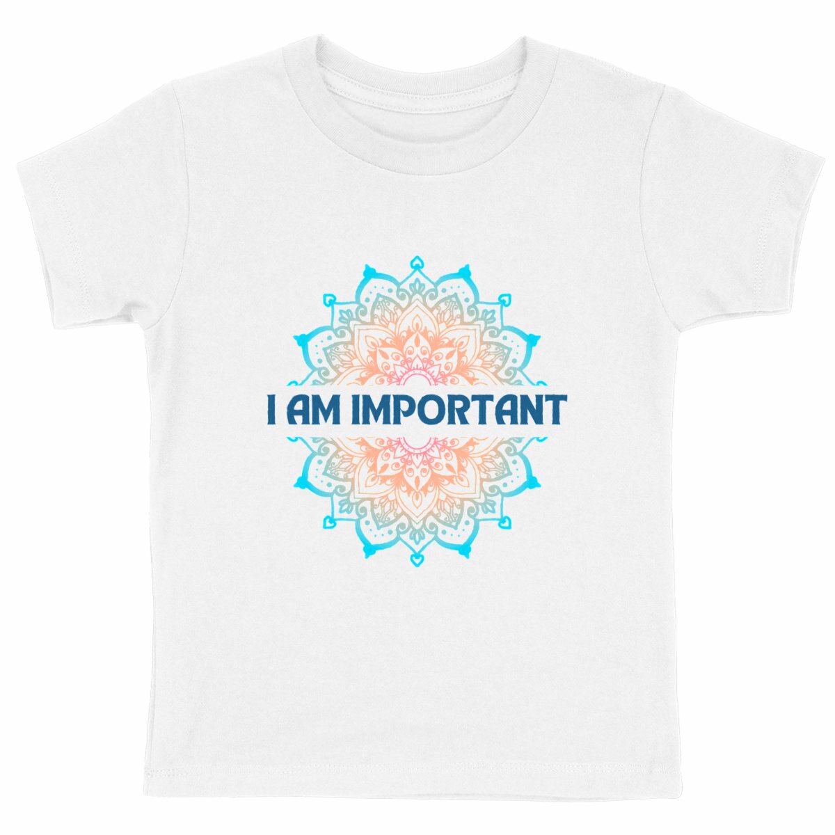 I Am Important Mandala: Kid's T-Shirt