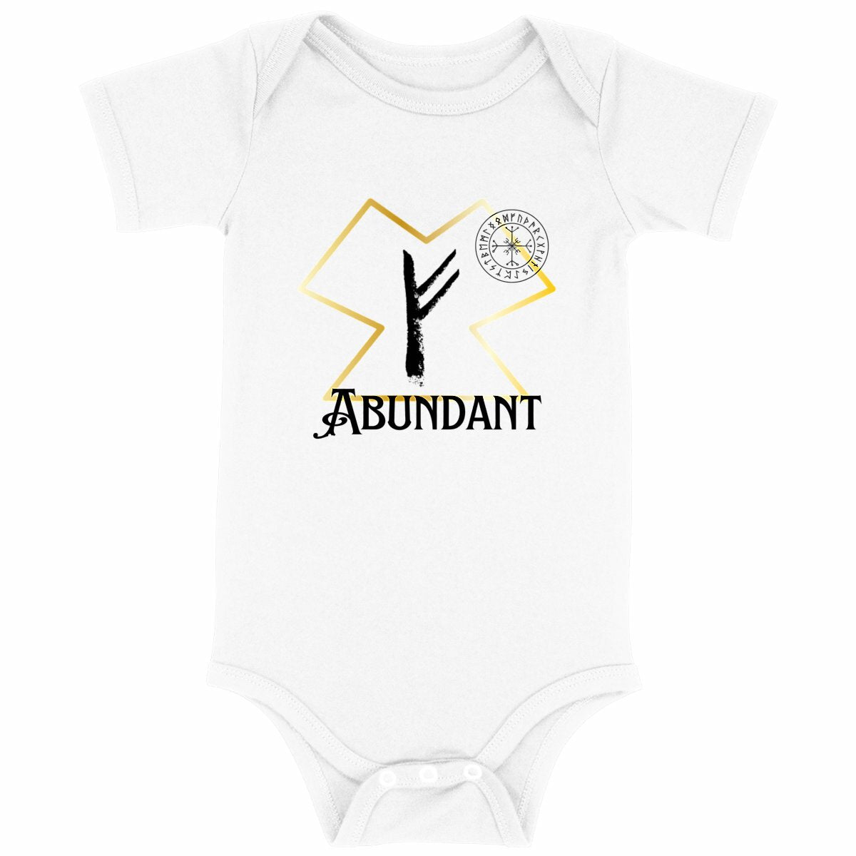 Abundant Viking Rune: Baby Onesie