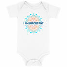 I Am Important Mandala: Baby Onesie