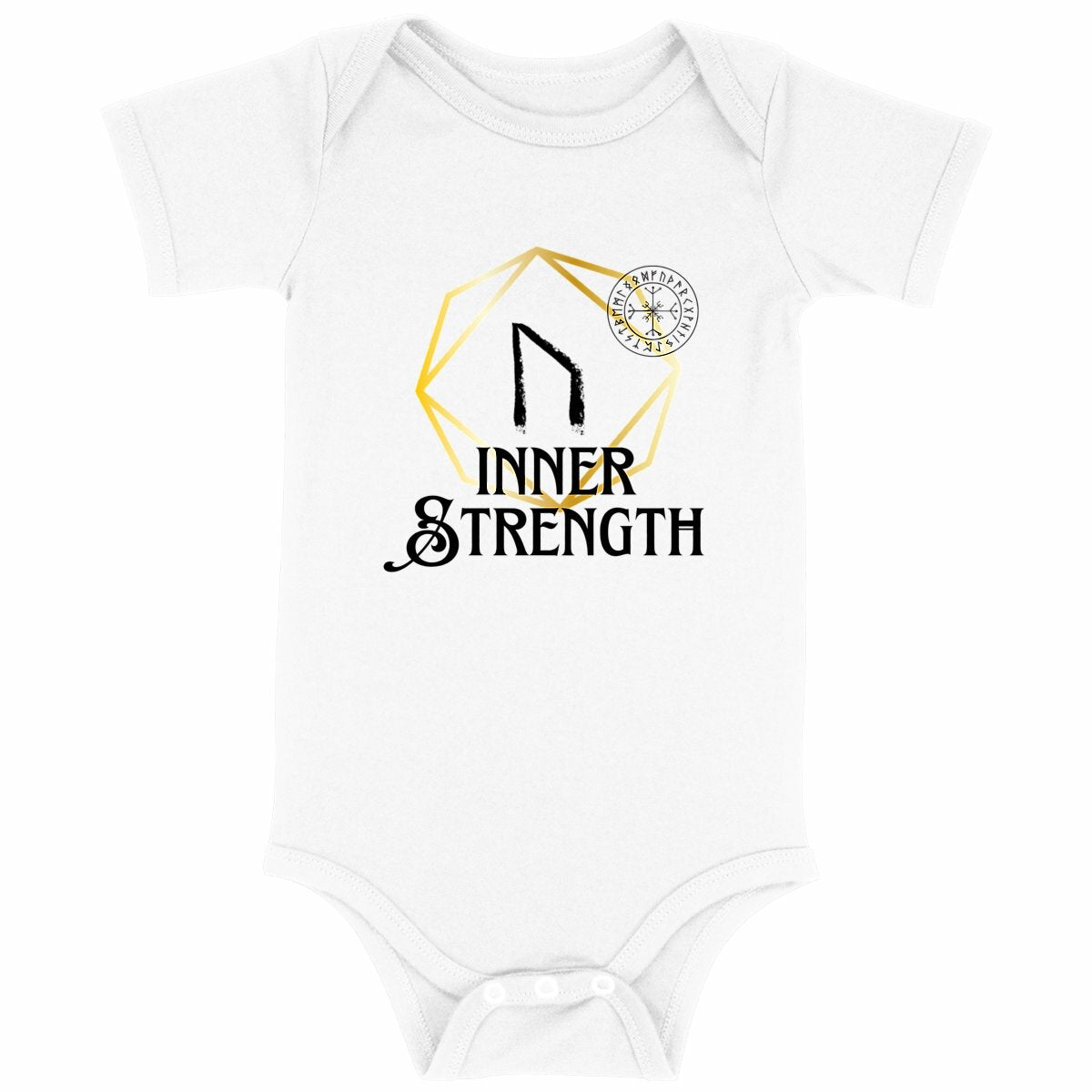 Protected Nordic Rune: Baby Onesie