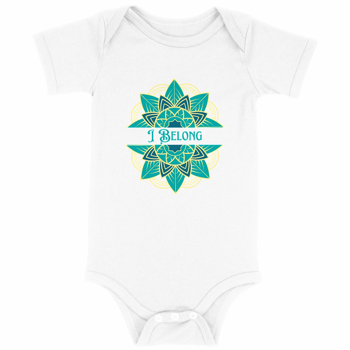 I Belong Mandala: Baby Onesie